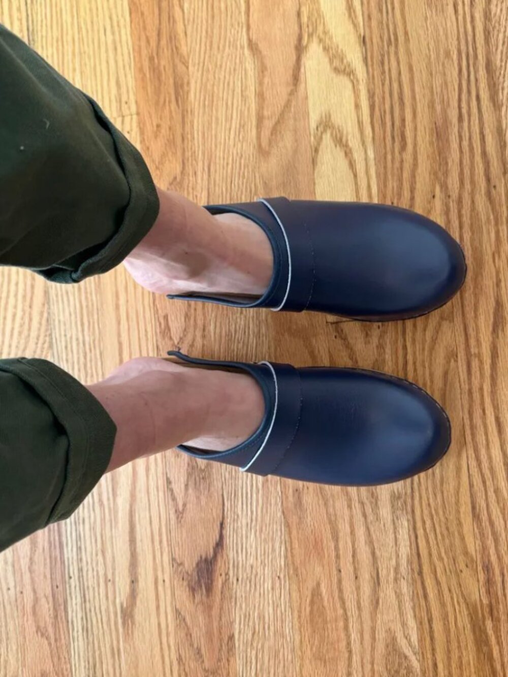 Haga Trätoffelfabrik Blue Clogs